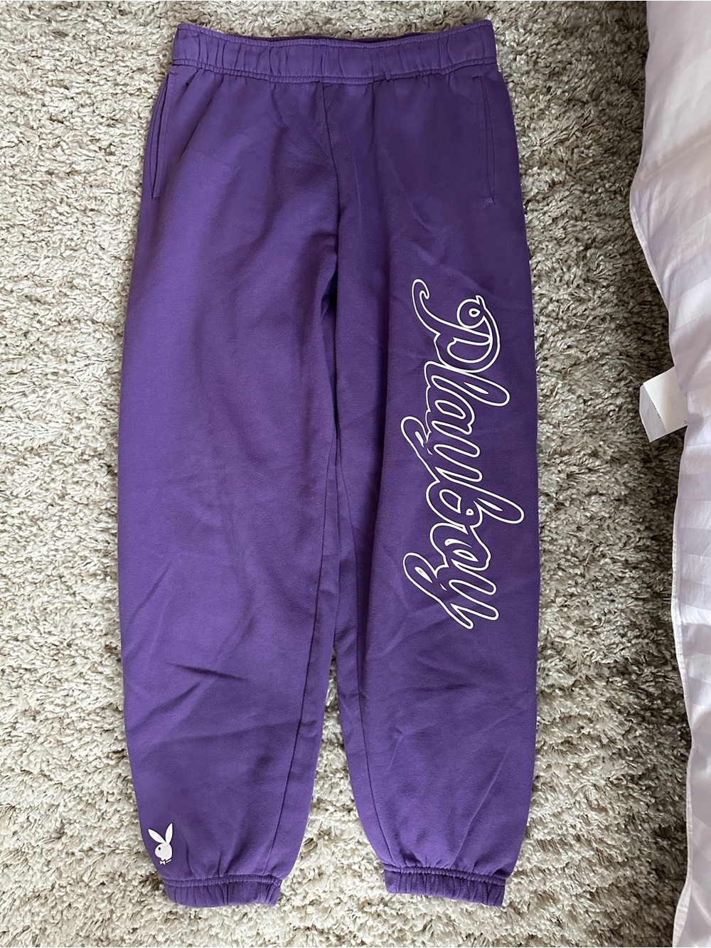 PacSun Playboy Purple Sweatpants